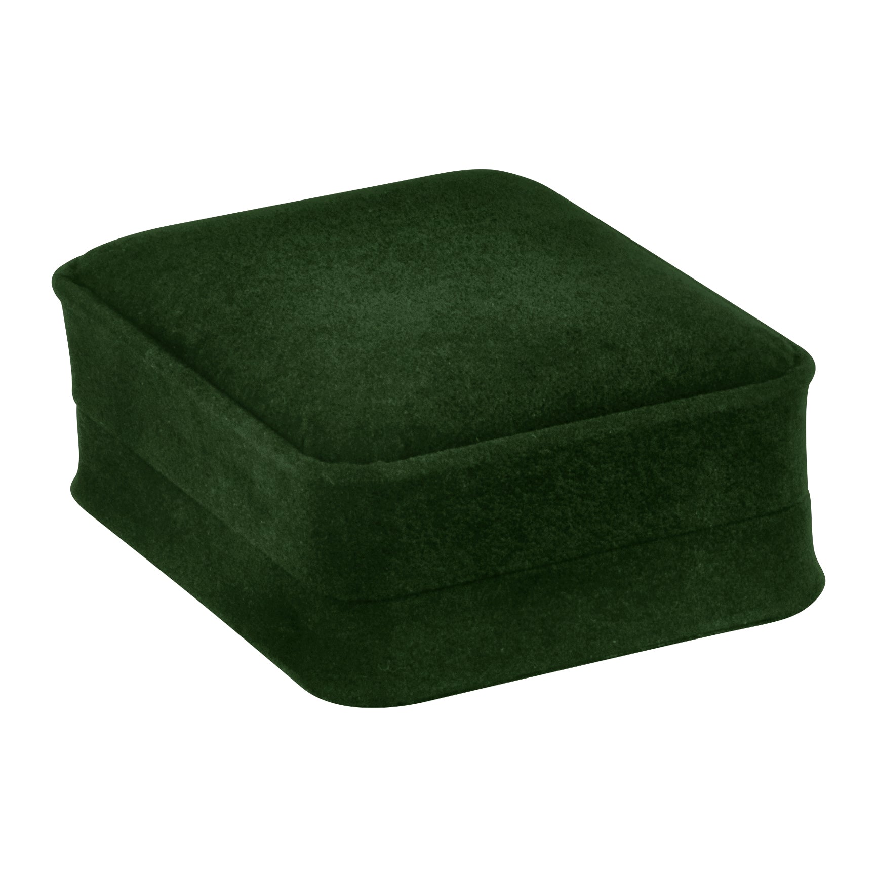 Suede Large Pendant Box with Matching Suede Interior