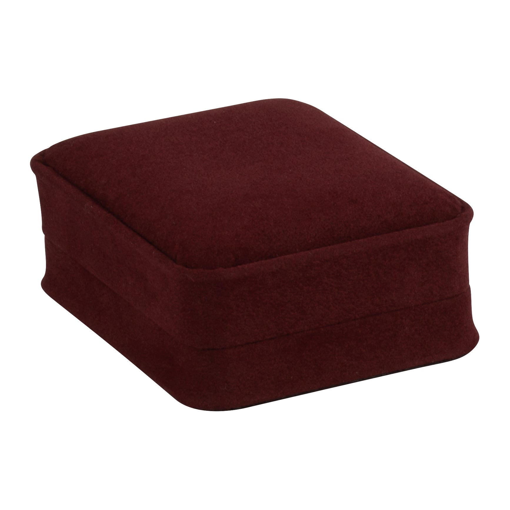 Suede Large Pendant Box with Matching Suede Interior