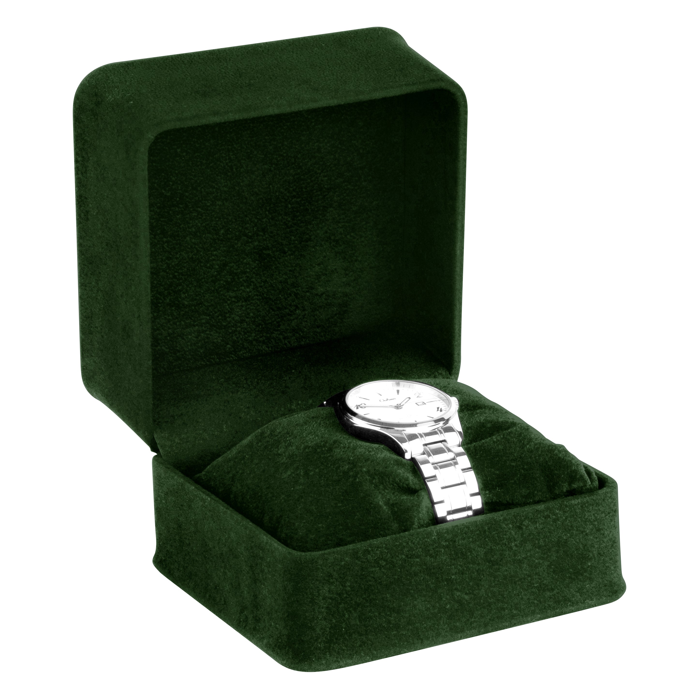 Suede Watch Box with Matching Suede Interior