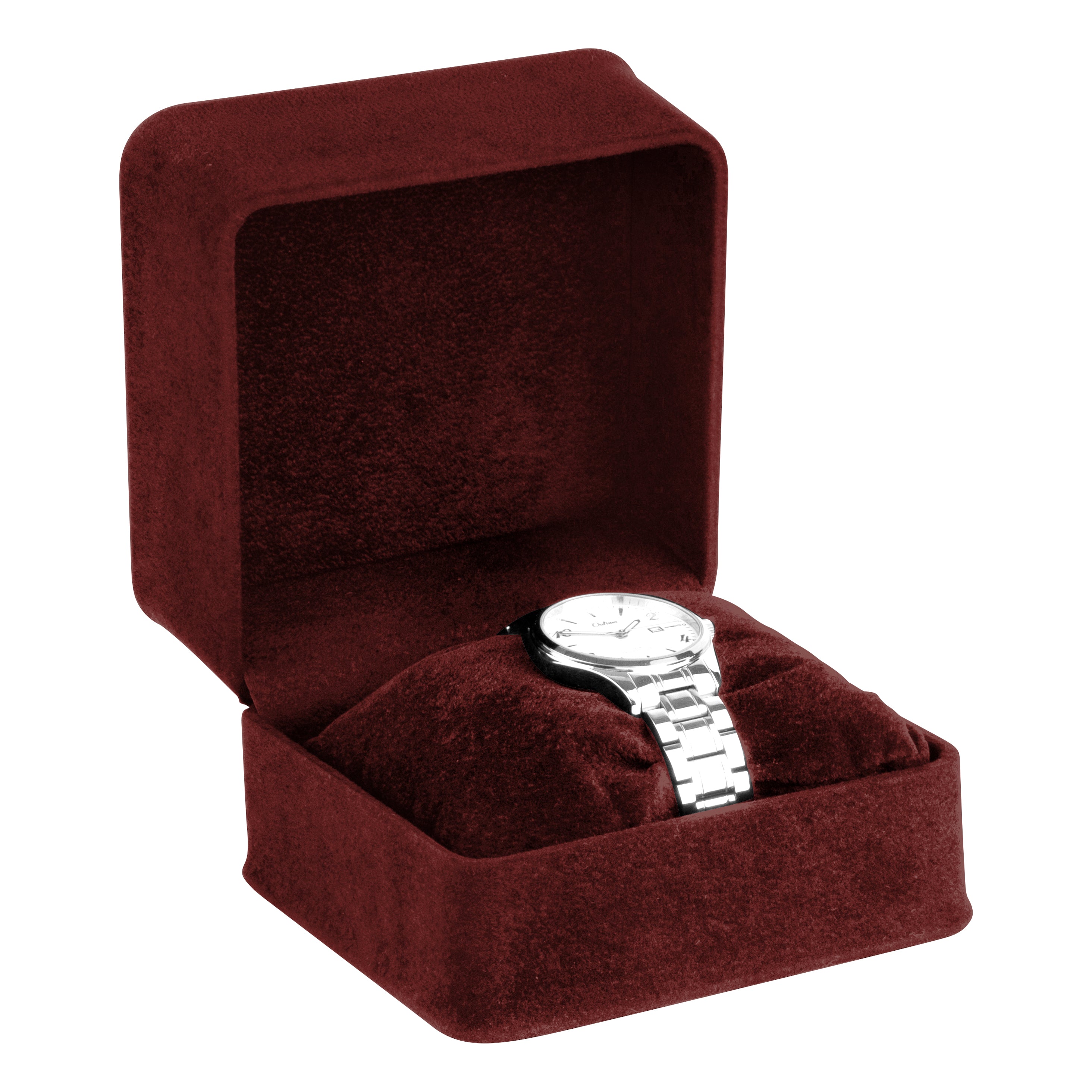 Suede Watch Box with Matching Suede Interior
