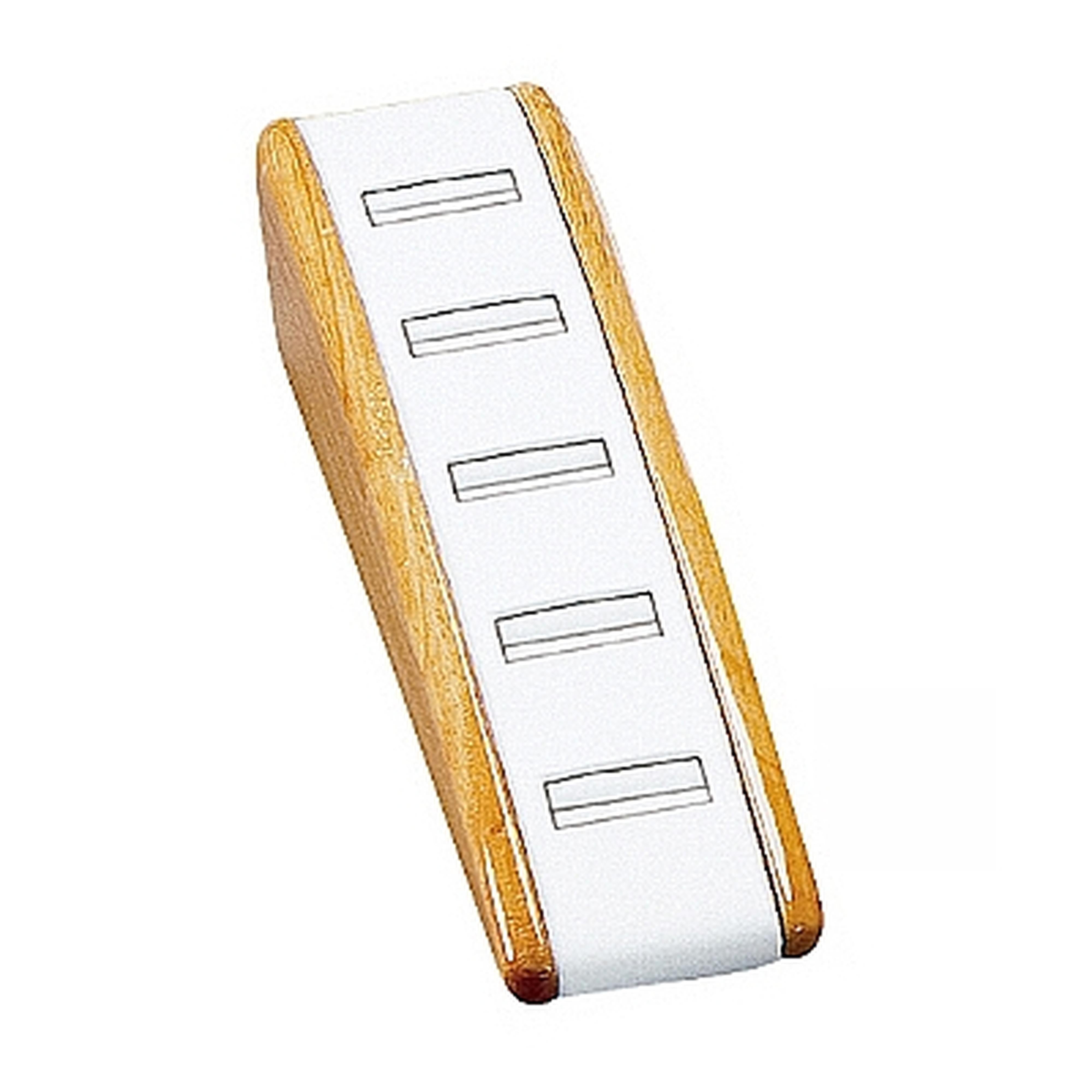 Leatherette & Wooden 5 Rings Display