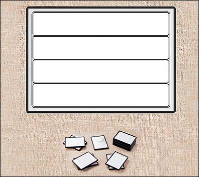 4 Watch-Bracelet Lt.Weight Tray - Stackable