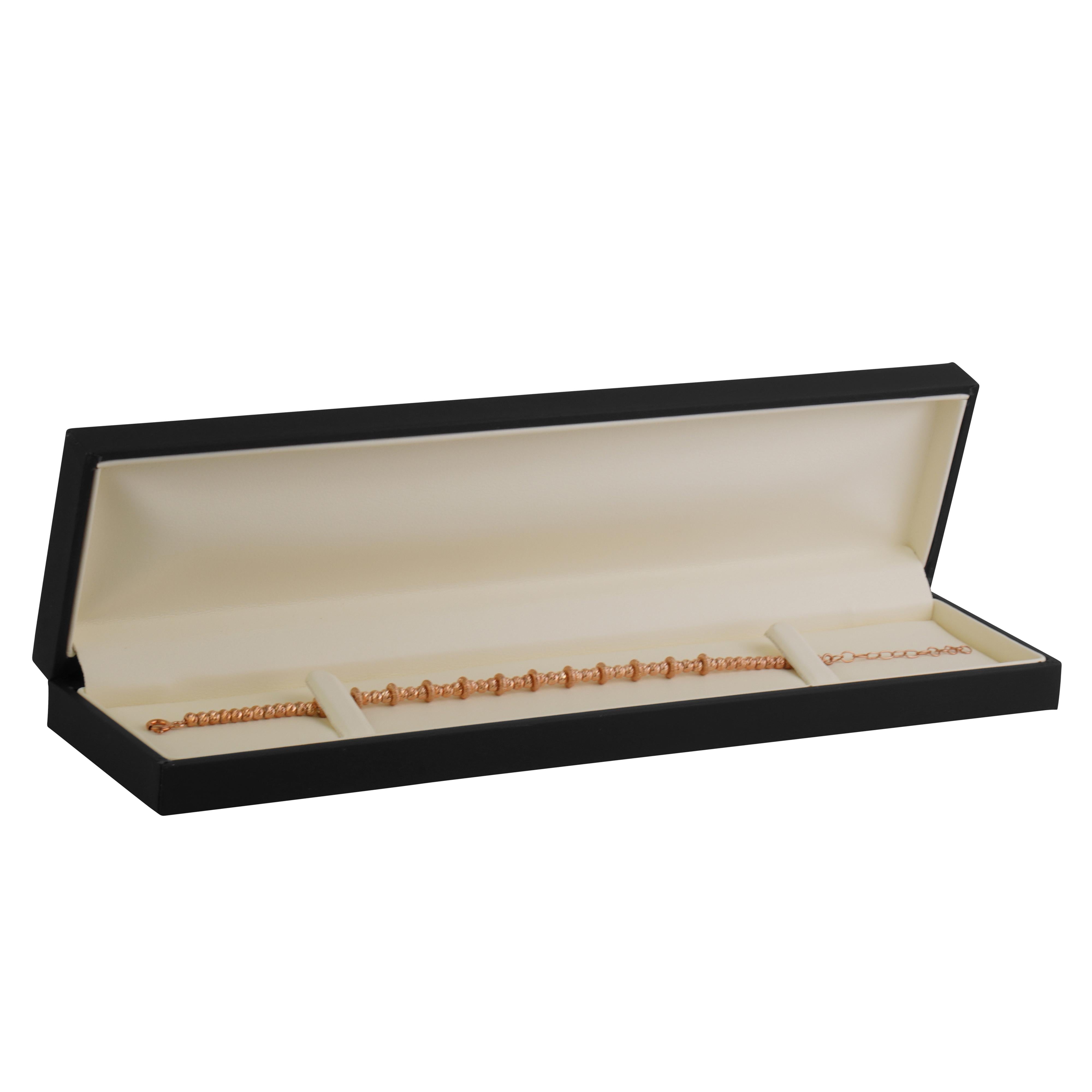 Matte Paper Covered Bracelet Box with Matching Moulded Sleeve