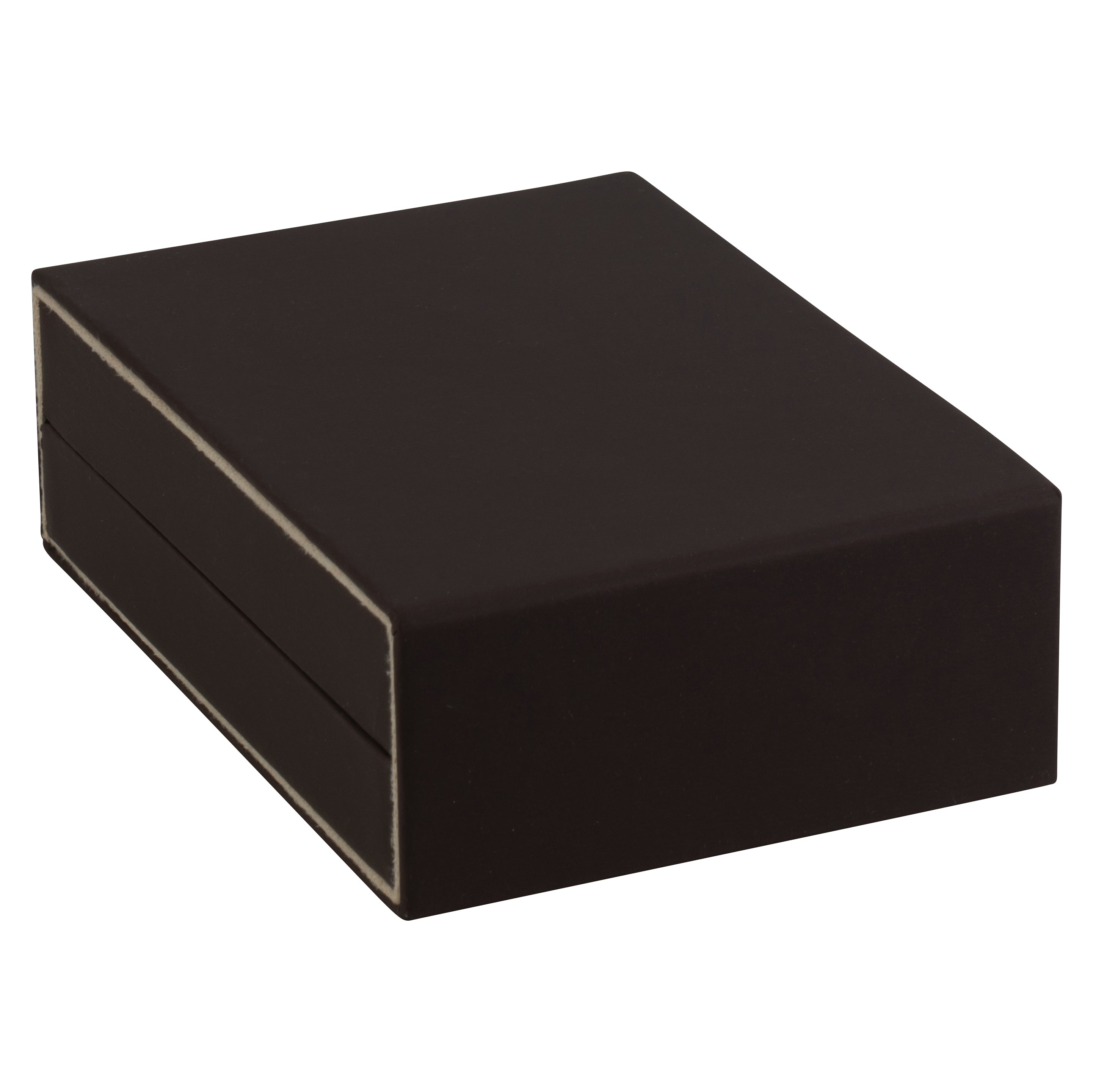 Matte Paper Covered French Clip Earring Box with Matching Moulded Sleeve