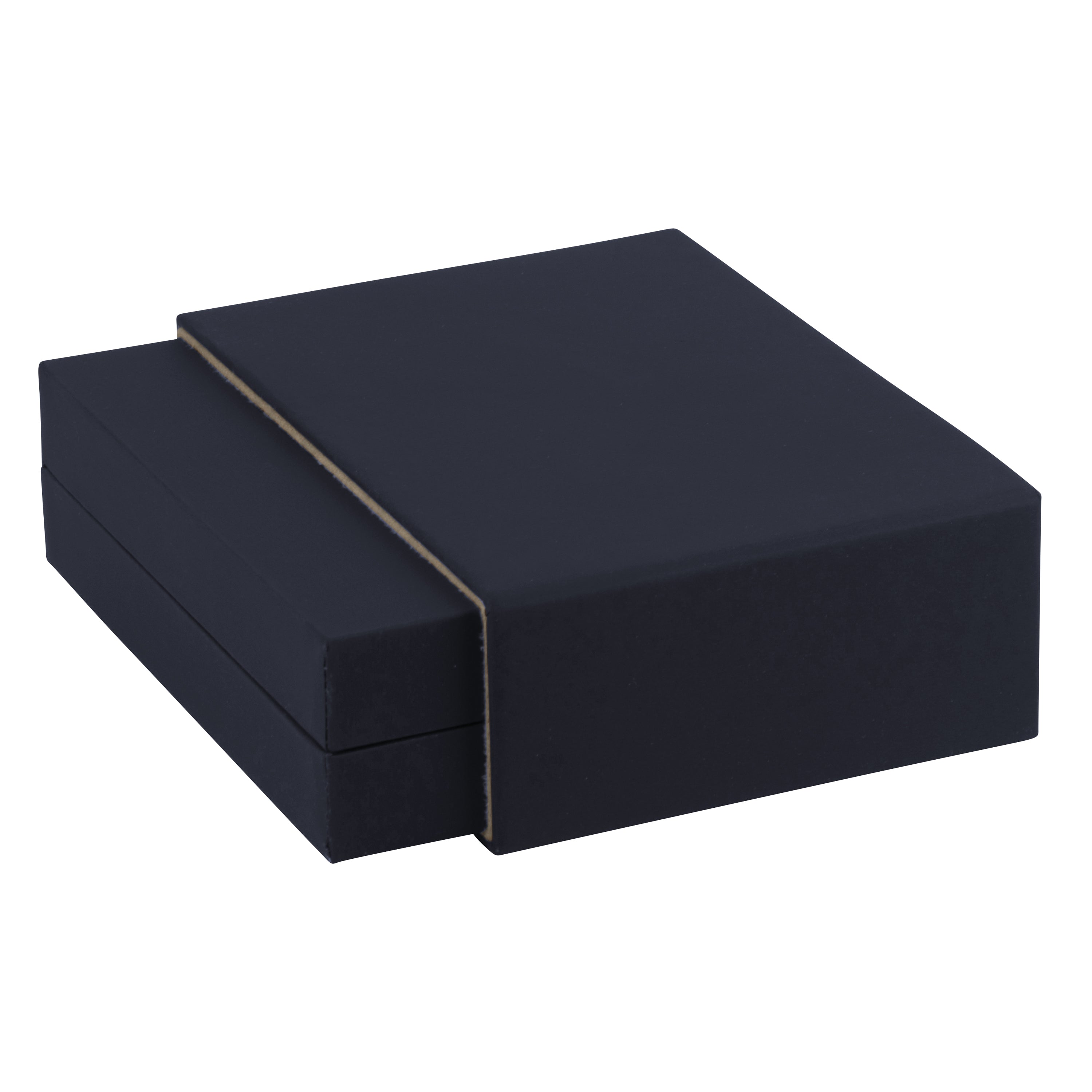 Matte Paper Covered French Clip Earring Box with Matching Moulded Sleeve
