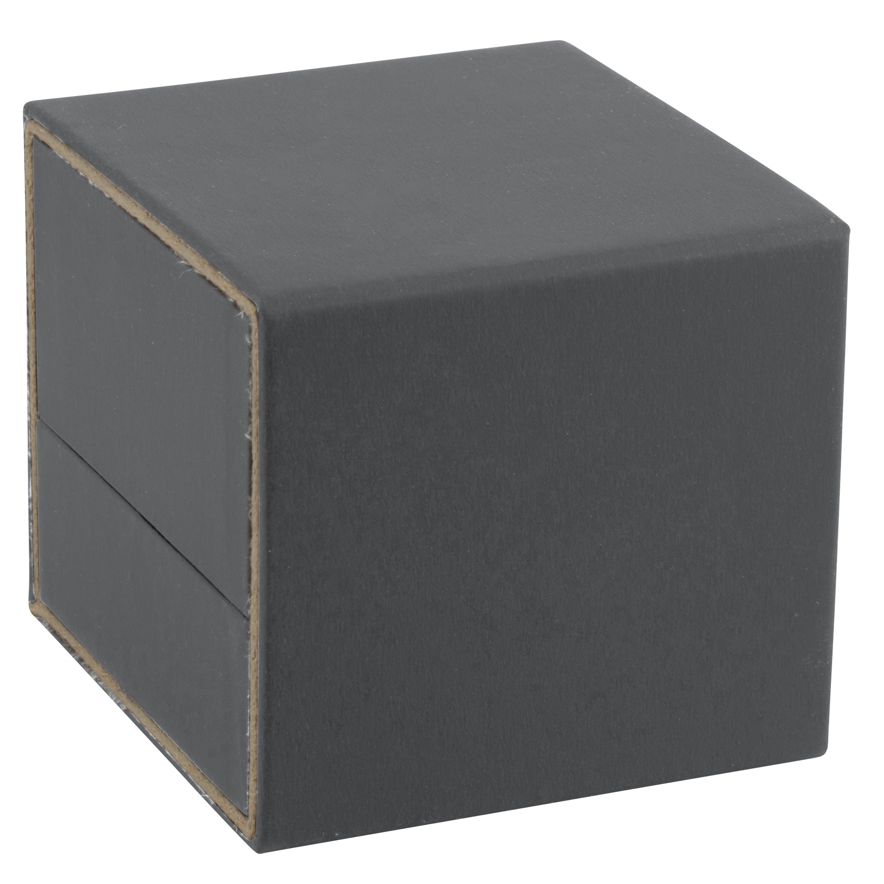 Matte Paper Covered Large Single Ring Box with Matching Moulded Sleeve