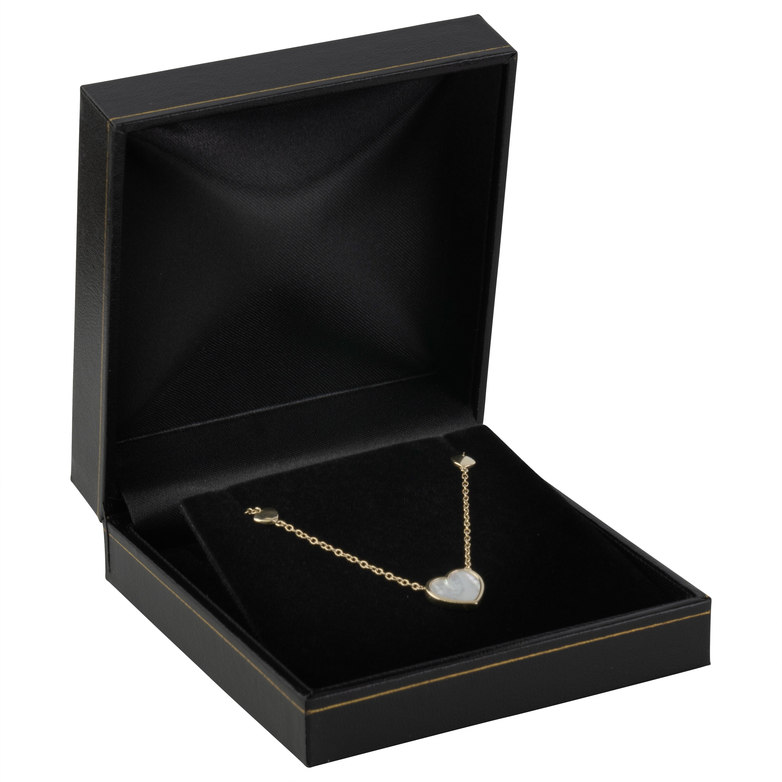 Paper Covered Universal Box with Gold Accent