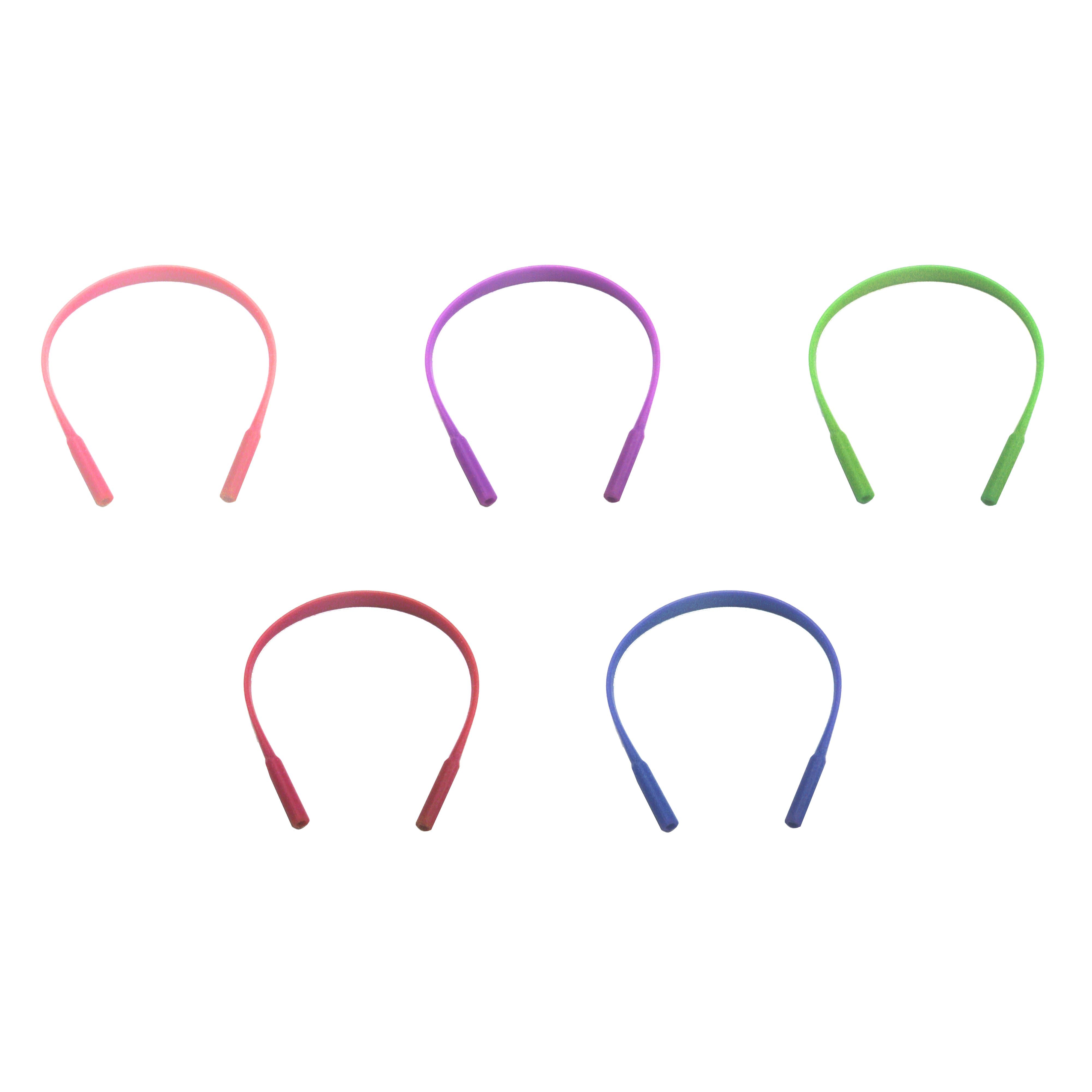 Assorted Colors Solid Silicone Eyewear Strap