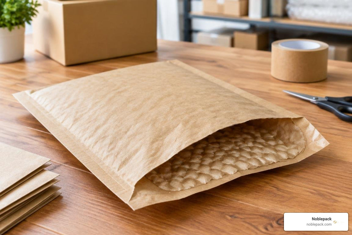 Sustainable Shipping Made Easy with Plant-Based Padded Envelopes