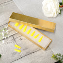 Silver and Gold Linen Cotton Filled Cardboard Box