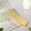 Silver and Gold Linen Cotton Filled Cardboard Box