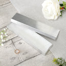 Silver and Gold Linen Cotton Filled Cardboard Box