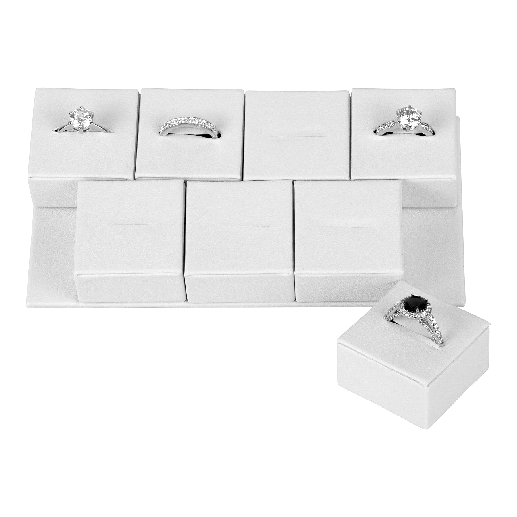 Breakaway Box Display Breakaway Tray with Eight Ring Displays
