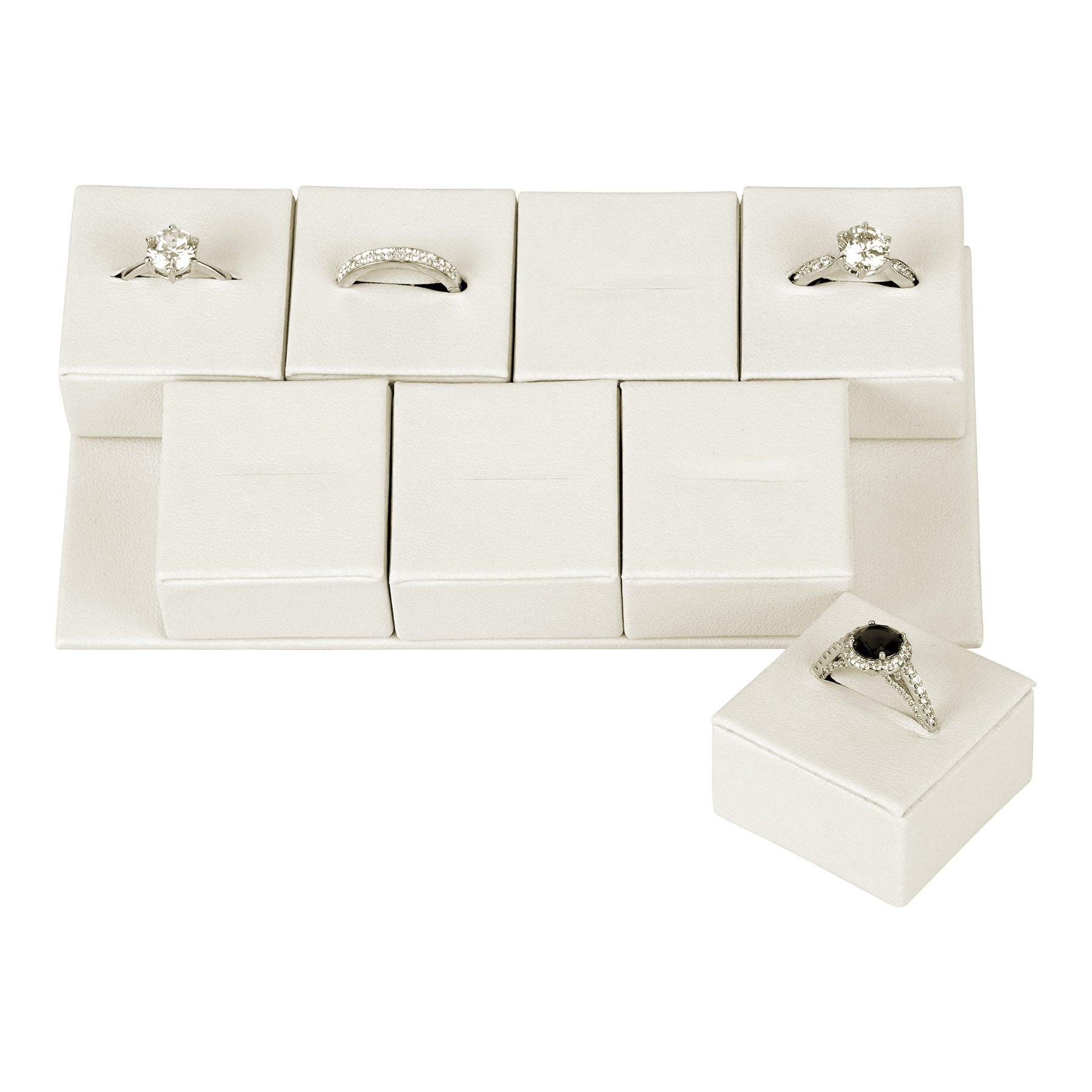 Breakaway Tray with Eight Ring Displays