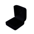 Suede Single Ring Box with White Two-Piece Packer