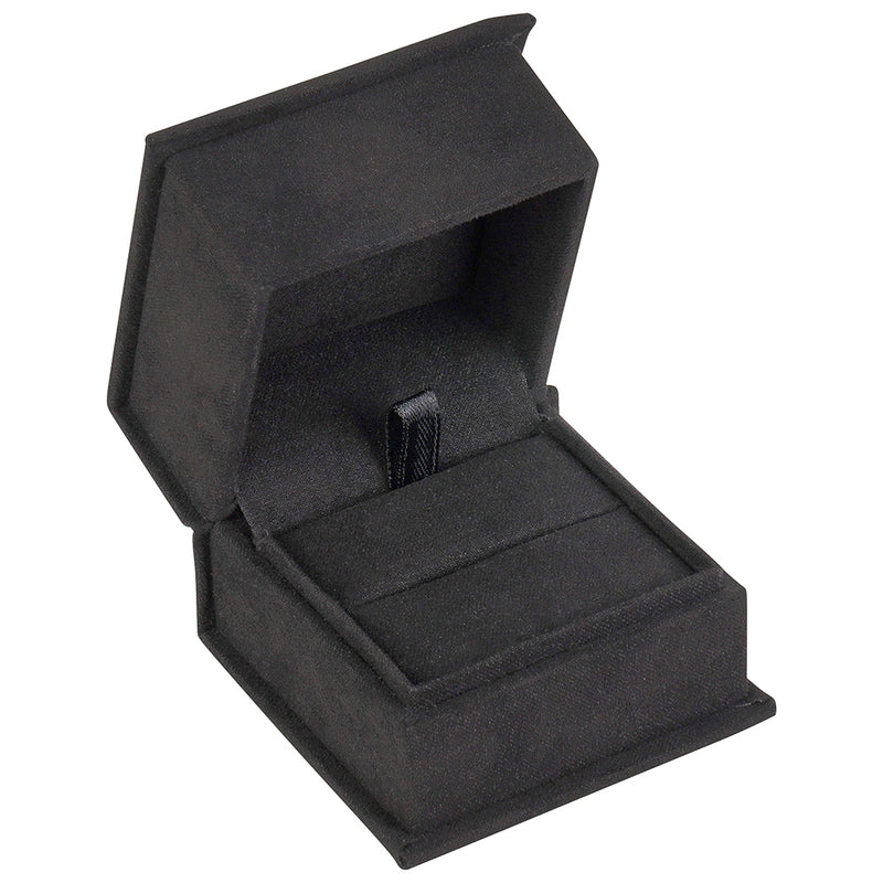 Alessandria Suede Single Ring / Earring Box