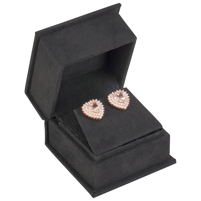 Alessandria Suede Single Ring / Earring Box