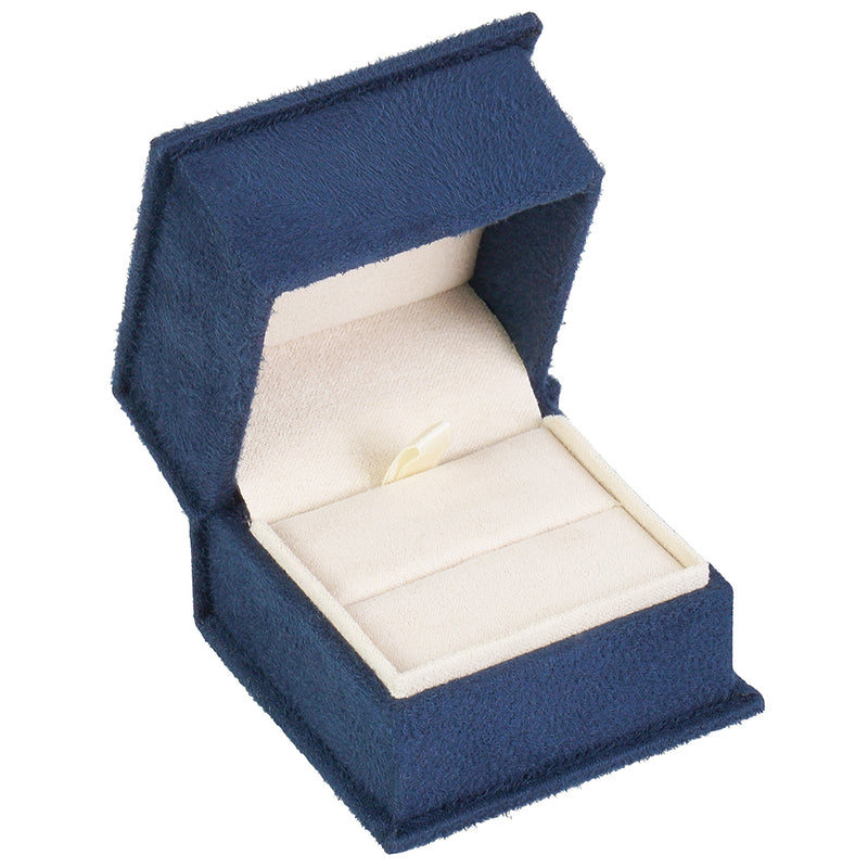 Alessandria Suede Single Ring / Earring Box