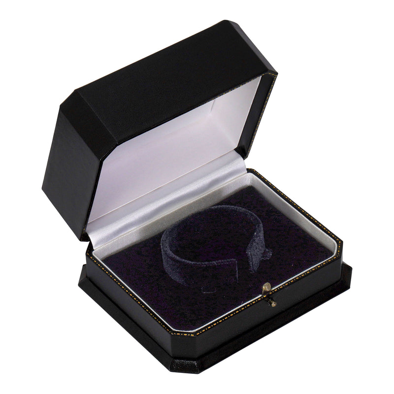 Leatherette Bangle or Watch Box with Velvet Interior