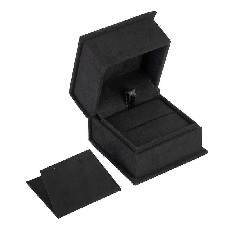 Alessandria Suede Single Ring / Earring Box