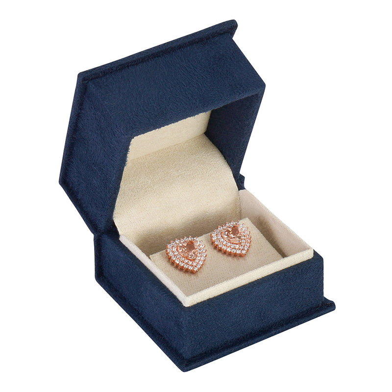 Alessandria Suede Single Ring / Earring Box