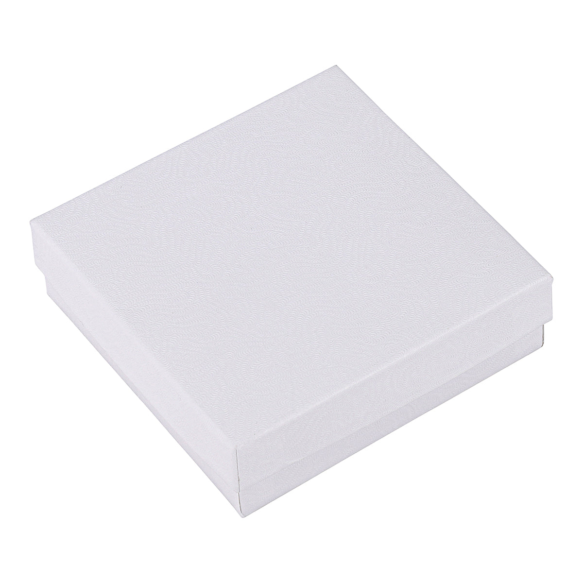 White Swirl Cotton Filled Cardboard Boxes