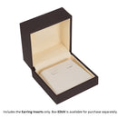 Leatherette Hoop Earring Cardboard Inserts