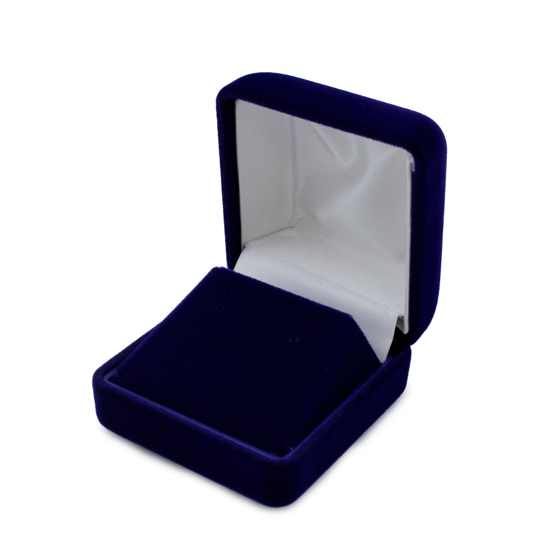 Suede Earring Box with White Two-Piece Packer
