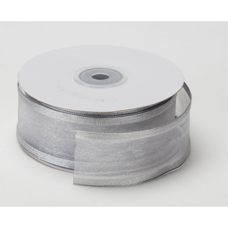 Wired Sheer with Metallic Edge Ribbon