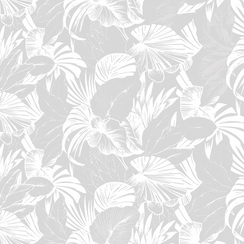 White on White Floral Wrapping Paper