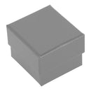 Leatherette Single Ring Box with Matching Insert and White Window