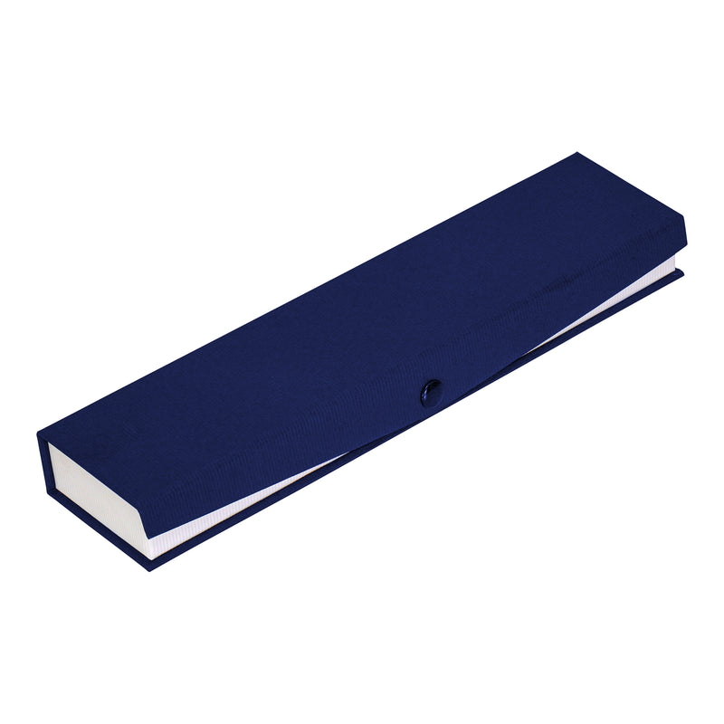 Textured Paper Covered Bracelet Box with White Insert