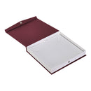 Textured Paper Covered Pearl Box with White Insert