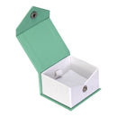 Textured Paper Covered Single Earring Box with White Insert