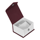Textured Paper Covered Single Earring Box with White Insert