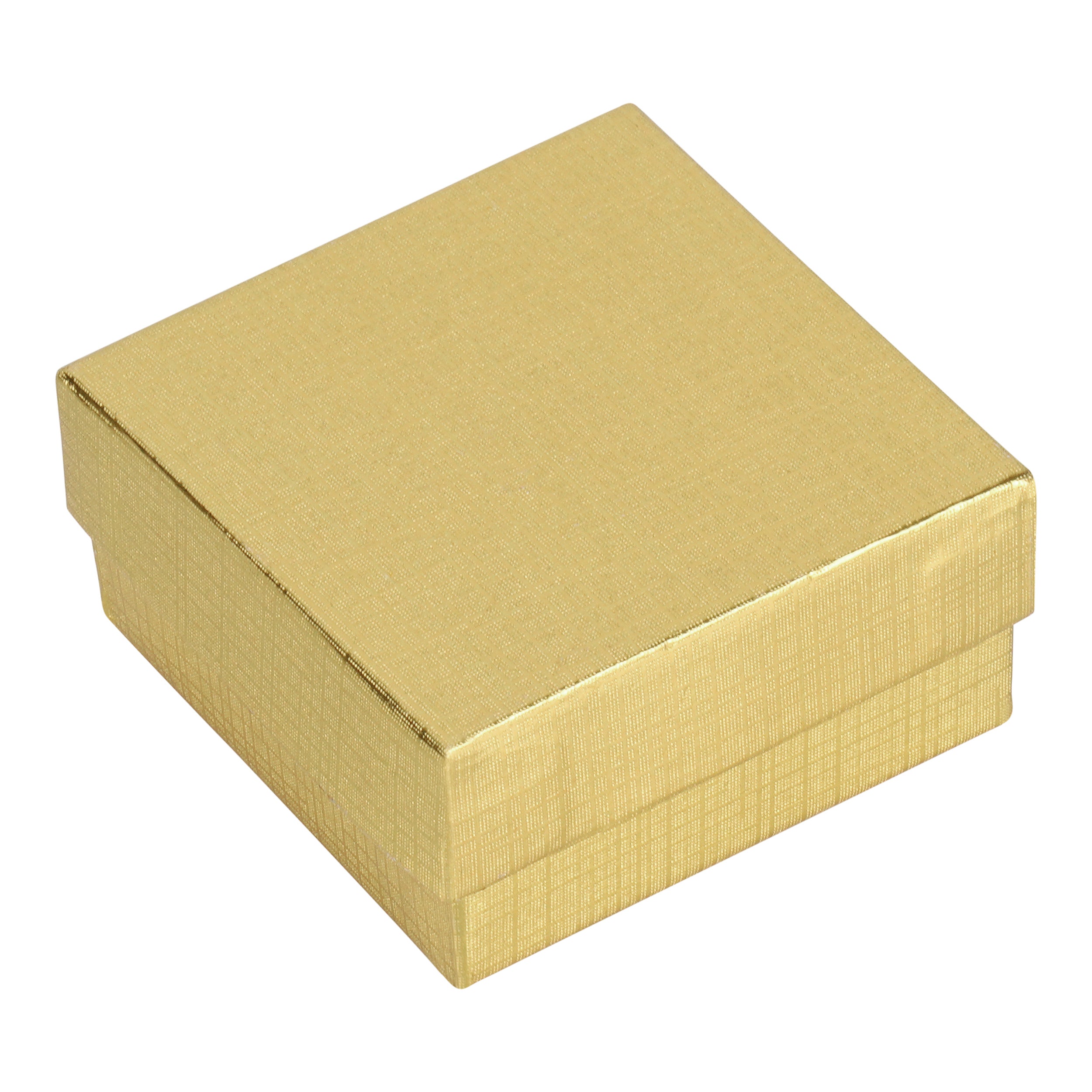 Silver and Gold Linen Cotton Filled Cardboard Box