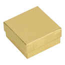 Silver and Gold Linen Cotton Filled Cardboard Box