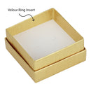 Silver and Gold Linen Cotton Filled Cardboard Box