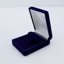 Suede French Clip Box with Matching Two Piece Packer