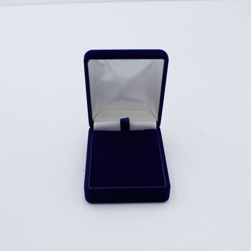 Suede Pendant Box with Matching Two Piece Packer