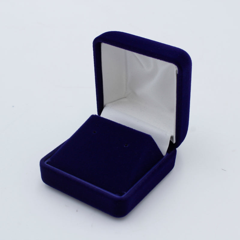 Suede Earring Box with Matching Two Piece Packer