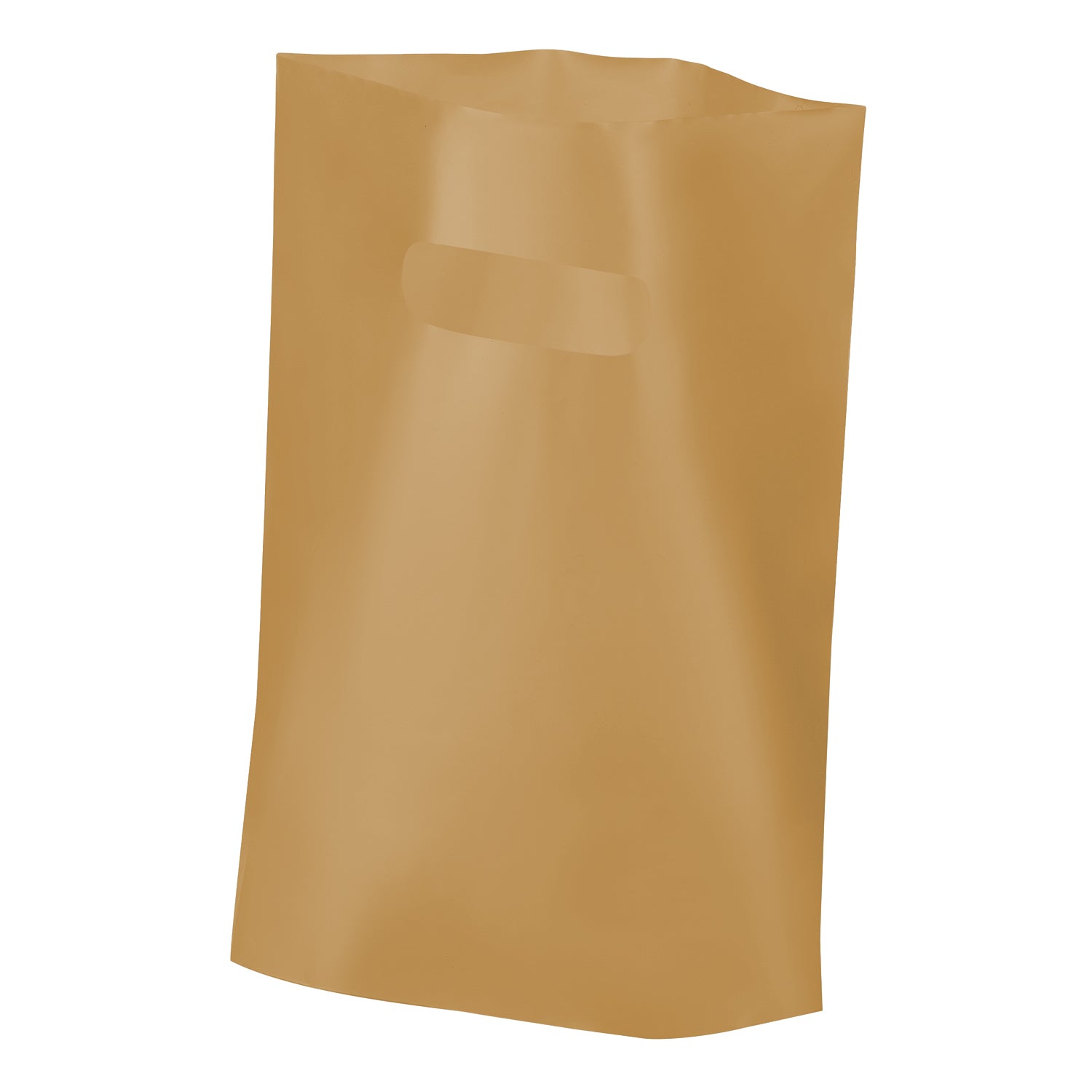 HDPE Frosted Die Cut Plastic Merchandise Bags
