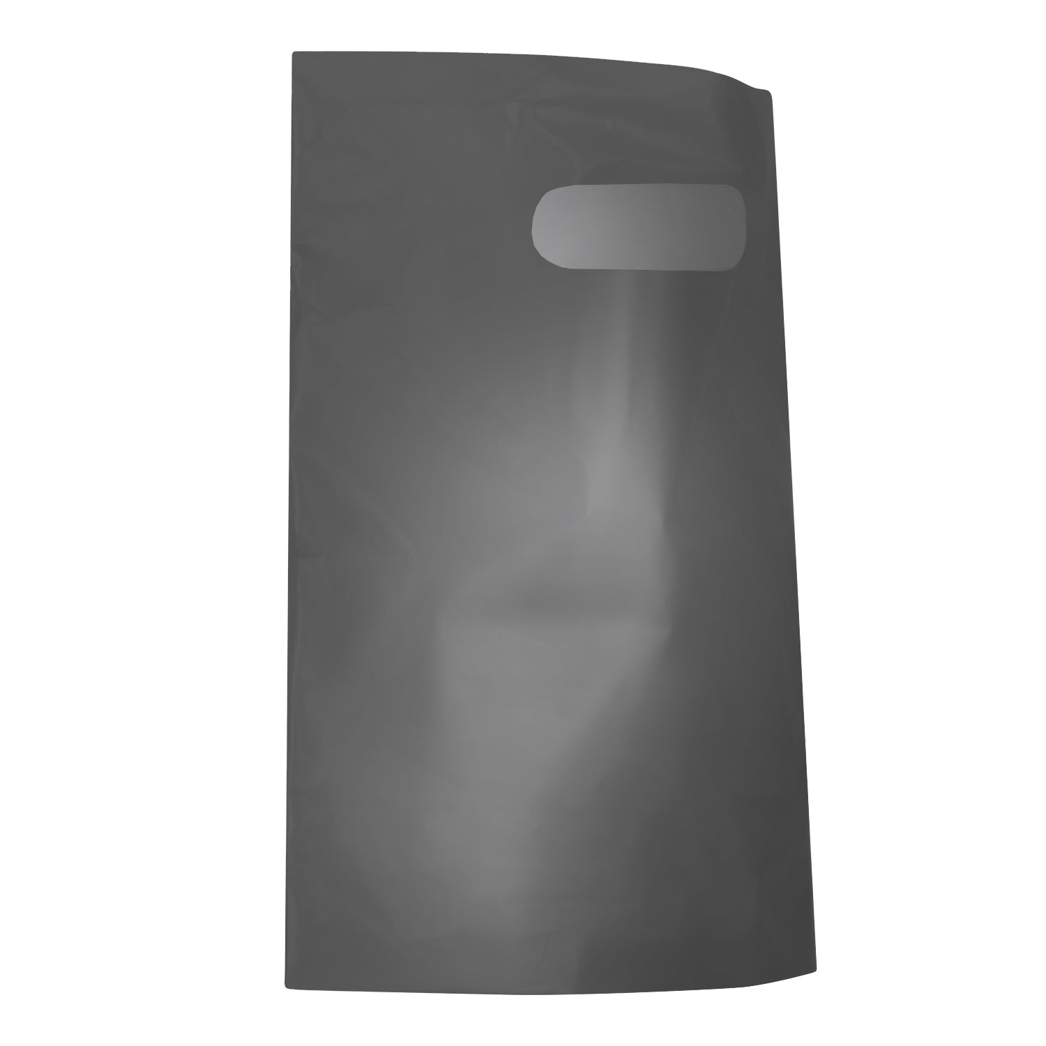 HDPE Frosted Die Cut Plastic Merchandise Bags