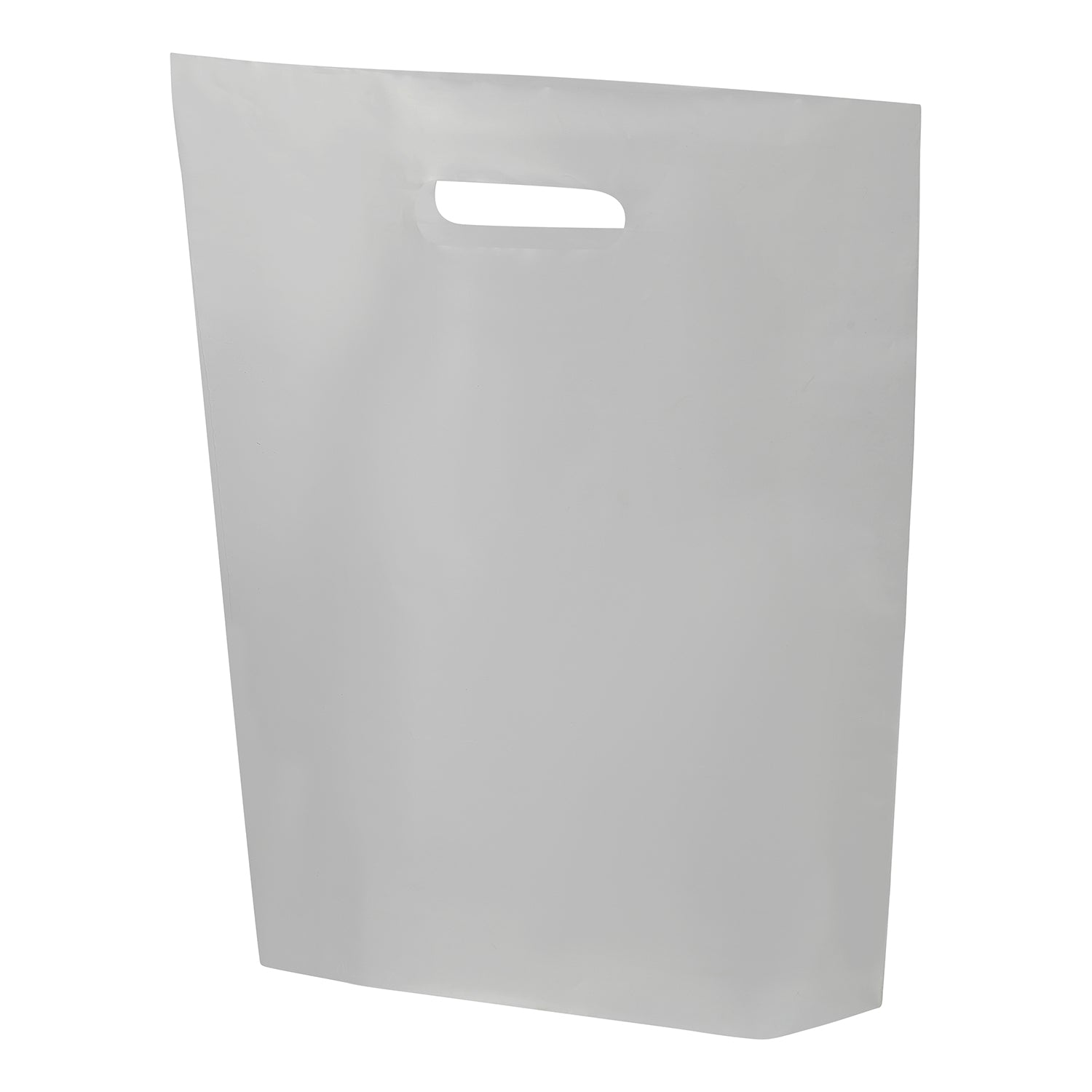 HDPE Frosted Die Cut Plastic Merchandise Bags