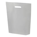 HDPE Frosted Die Cut Plastic Merchandise Bags