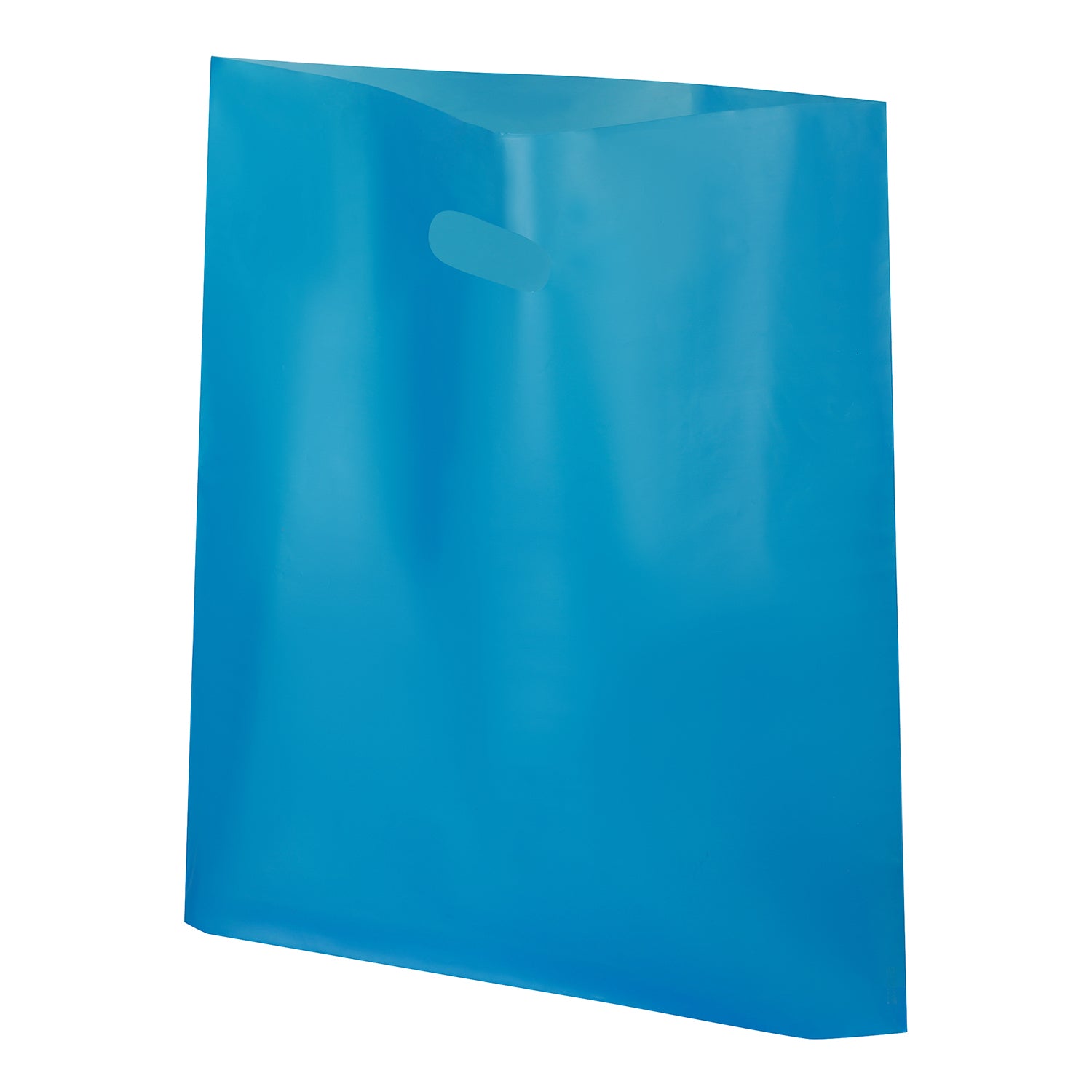HDPE Frosted Die Cut Plastic Merchandise Bags