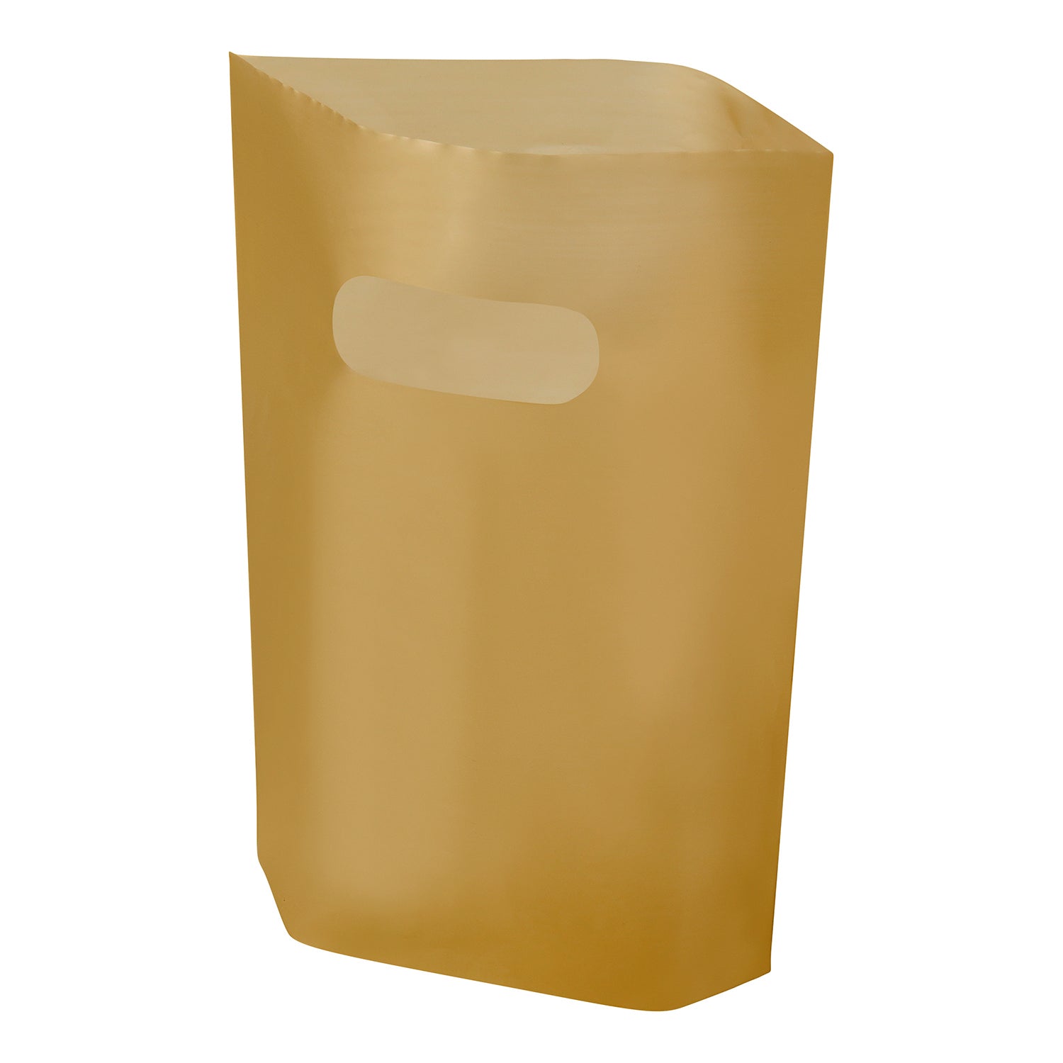 HDPE Frosted Die Cut Plastic Merchandise Bags