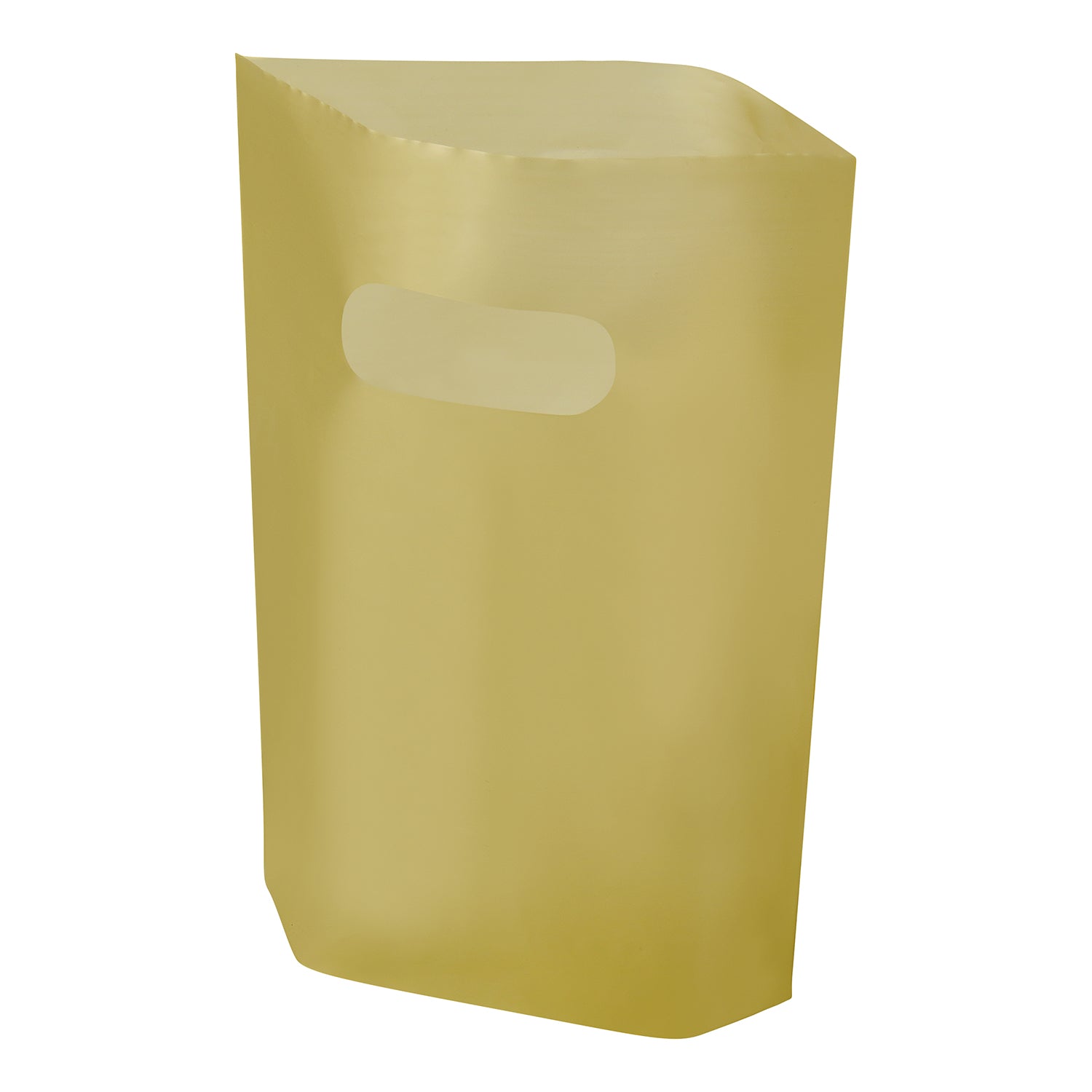 HDPE Frosted Die Cut Plastic Merchandise Bags