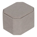 Single Ring Box Wrapped and Lined with Rich Nova Suede