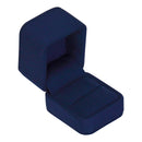 Suede Single Ring Box with Matching Two Piece Packer